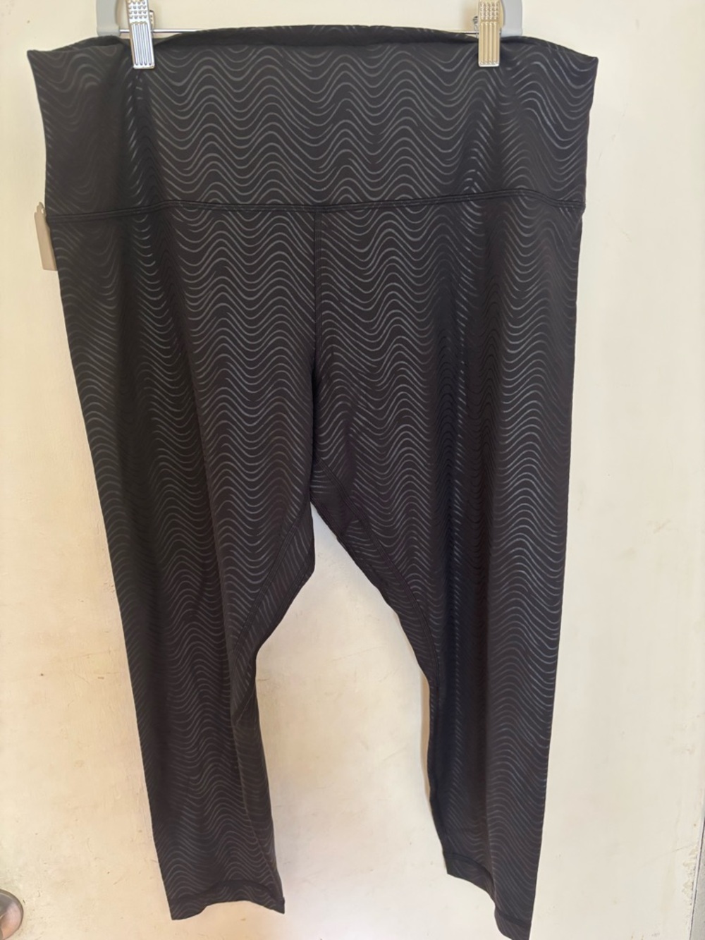 lululemon athletica Black Wave-Print Leggings